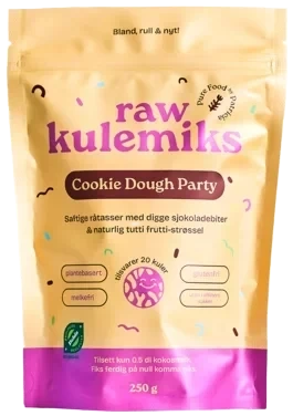 Raw Kulemiks Cookie Dough Party 250g Pure Food By Patricia