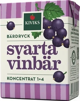 Kiviks Musteri Svartvinbärsdryck koncentrat