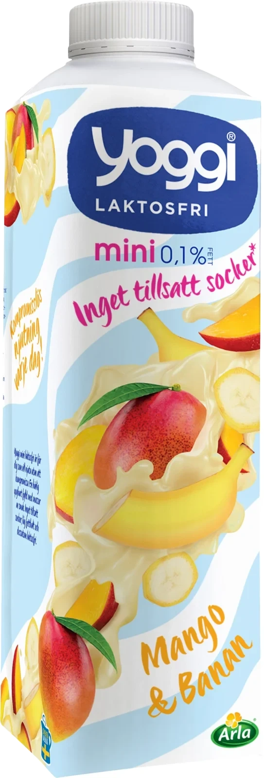Mini laktosfri yoghurt mango / banan
