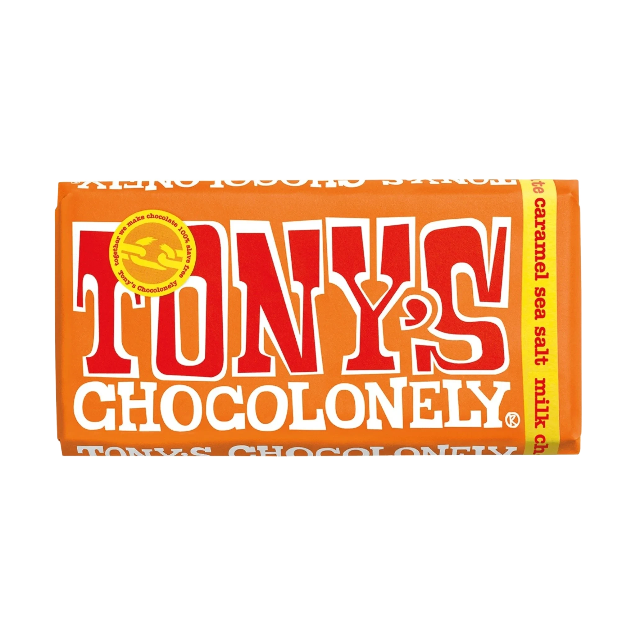 Tony's Chocolonely Milk Chocolate Caramel Sea Salt 180 g