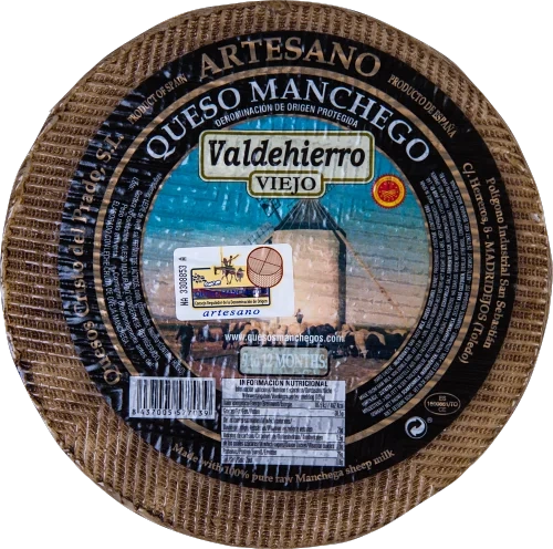 Manchego PDO 9-12 mån opast 39% hårdost