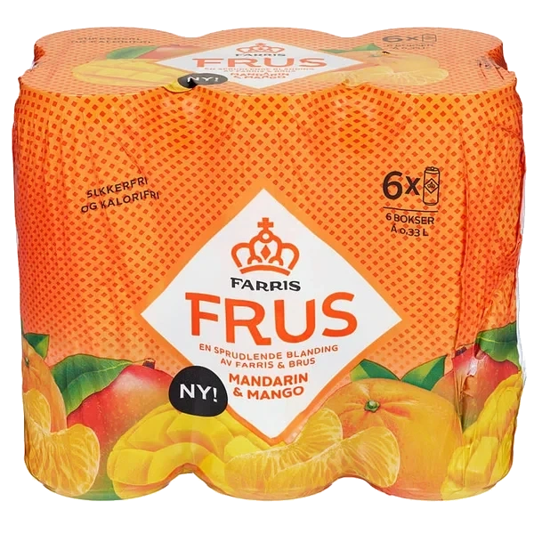 Farris Frus Mandarin Mango 0,33lx6 Bx