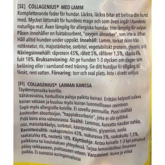 Sjöbogårdens Tuggpinnar Kollagen Lamm