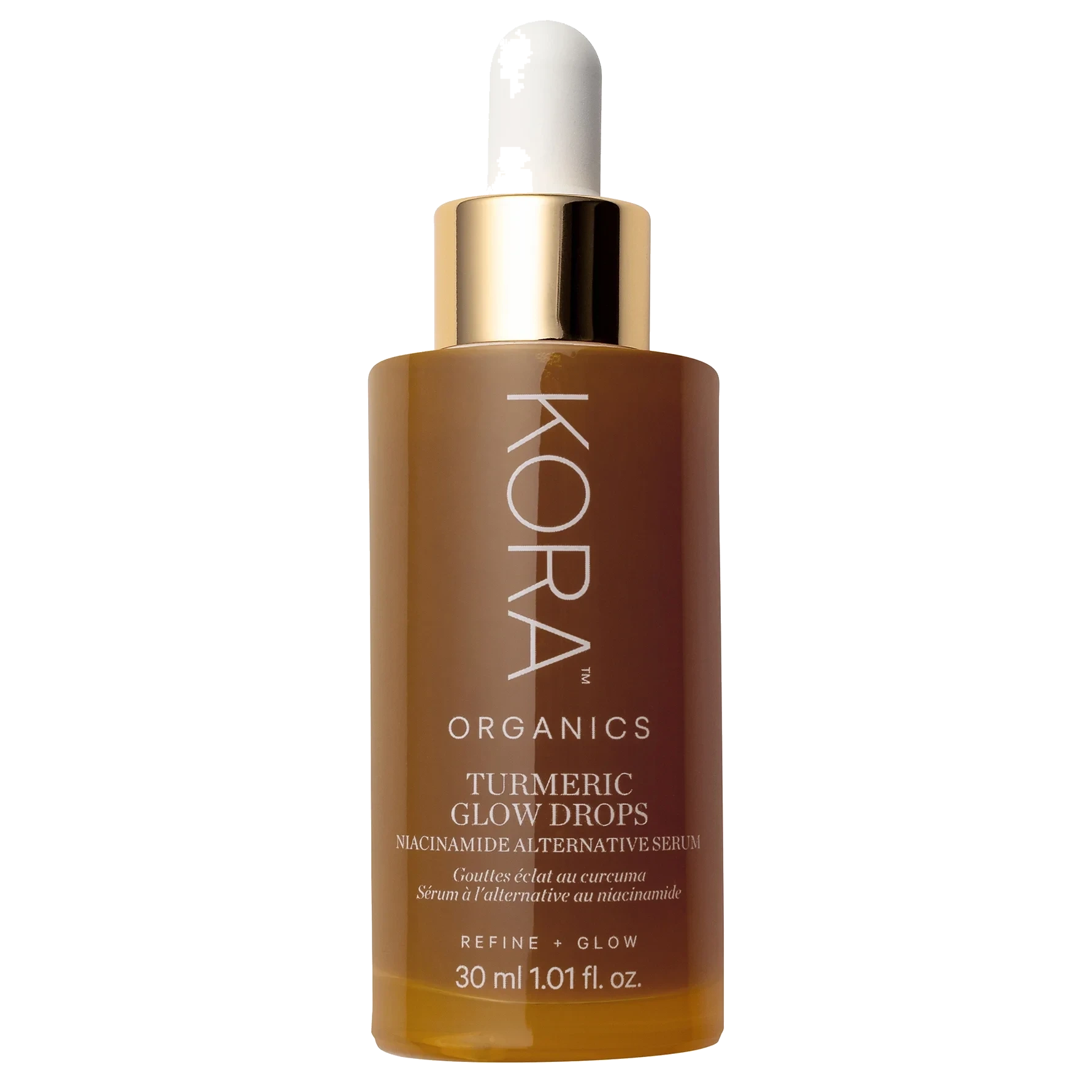 KORA Organics Turmeric Glow Drops Niacinamide Alternative Serum