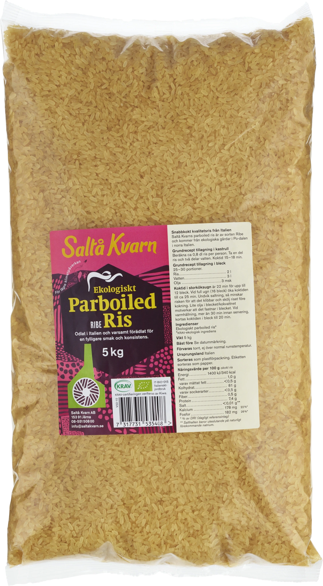 Ris Parboiled KRAV