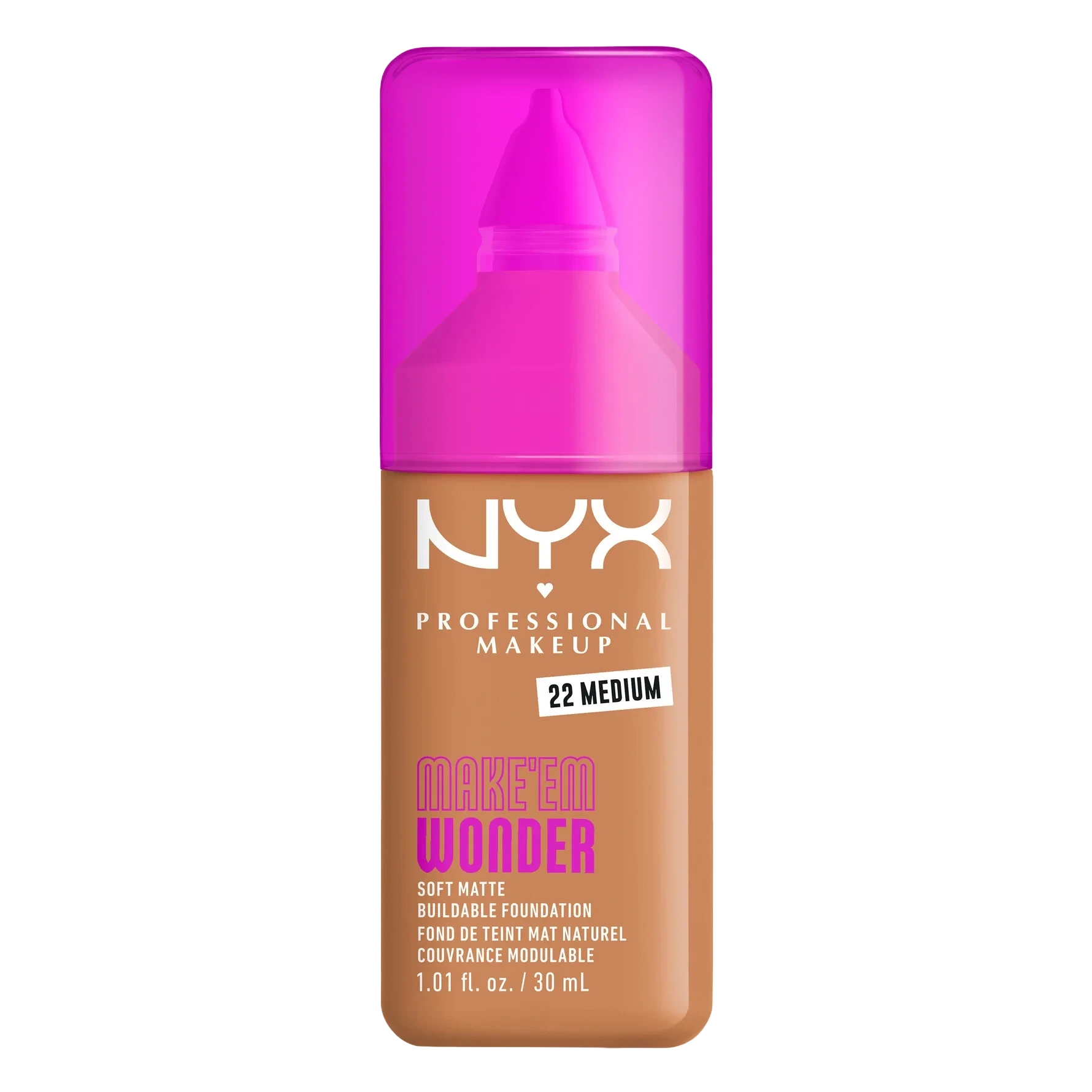 NYX PROFESSIONAL MAKEUP Make Em Wonder Foundation 22 Medium