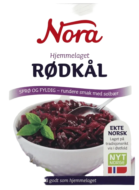 Rødkål Hjemmelaget 450g Nora