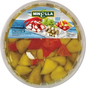 Minella Grön paprika, ostfylld