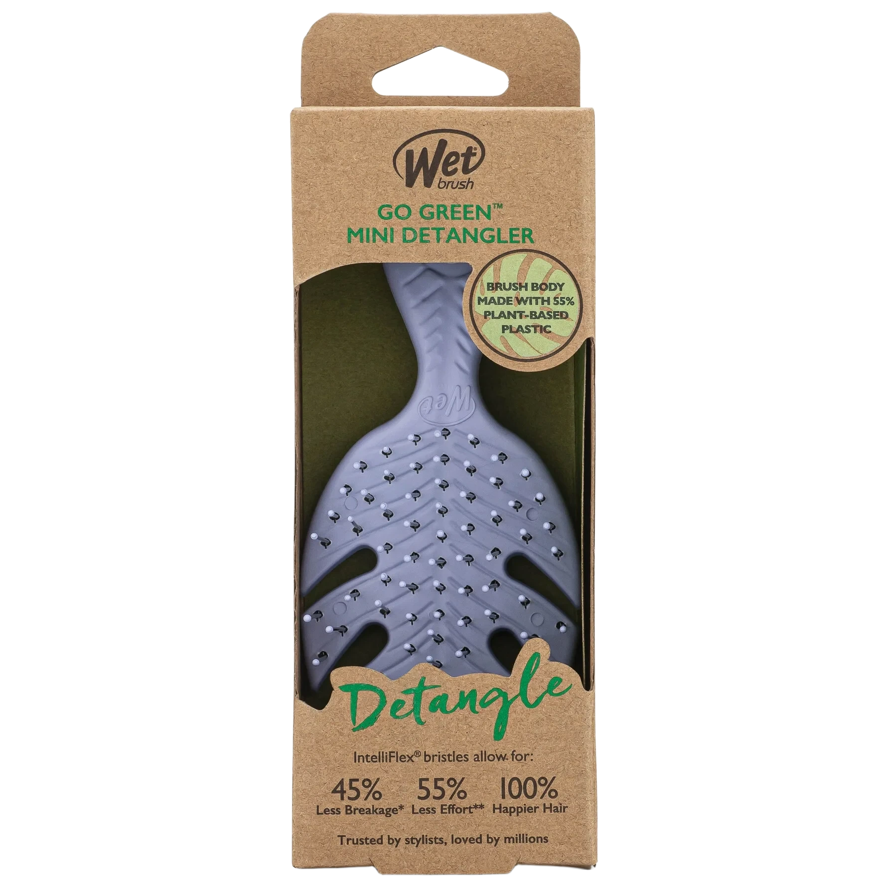 WetBrush Go Green Mini Detangler Lavender