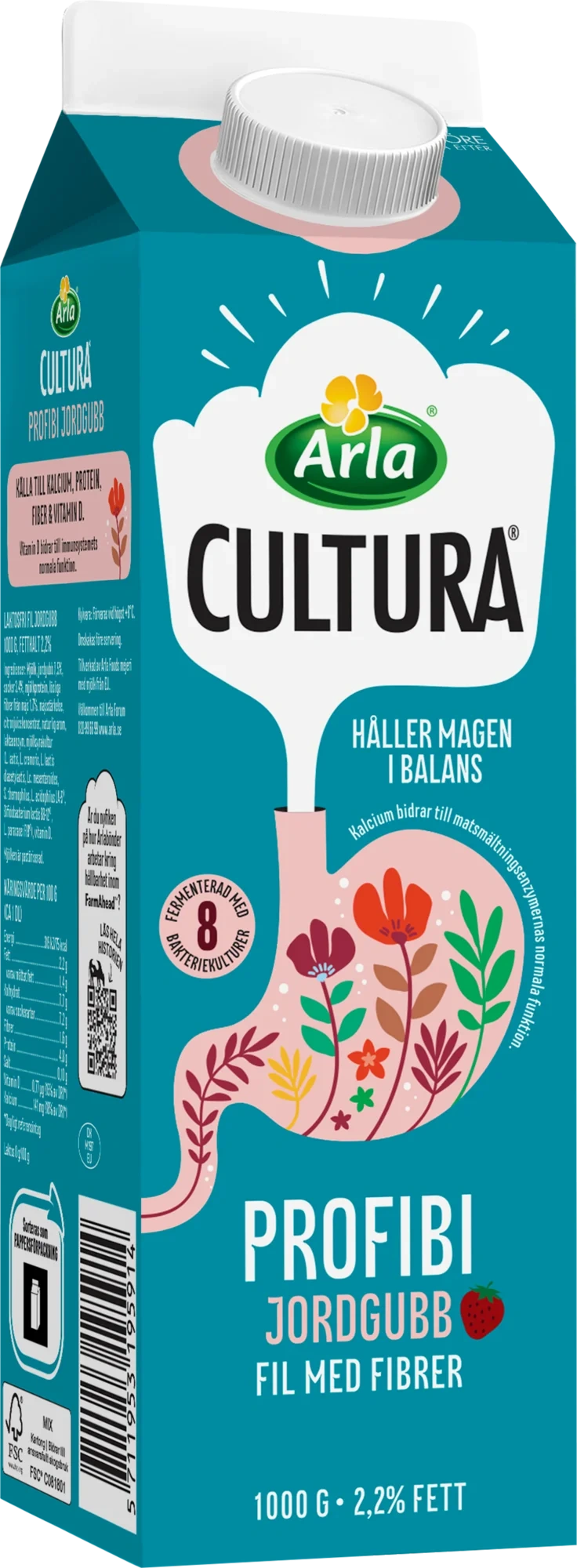 Cultura® Profibi fil jordgubb