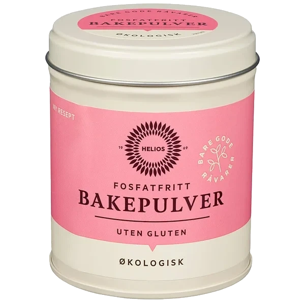 Bakepulver Økologisk 110g Helios