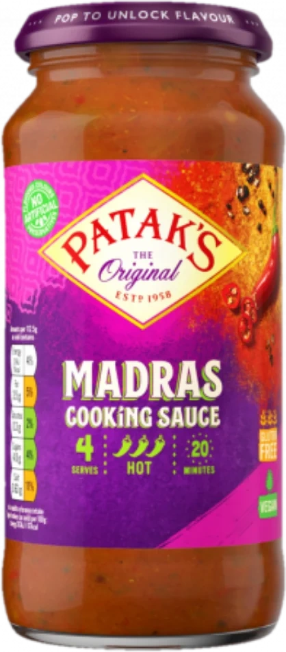 Patak's Madras Currysaus 450g