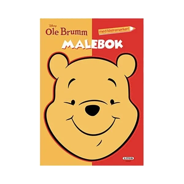 Ole Brumm Malebok med Klistremerker