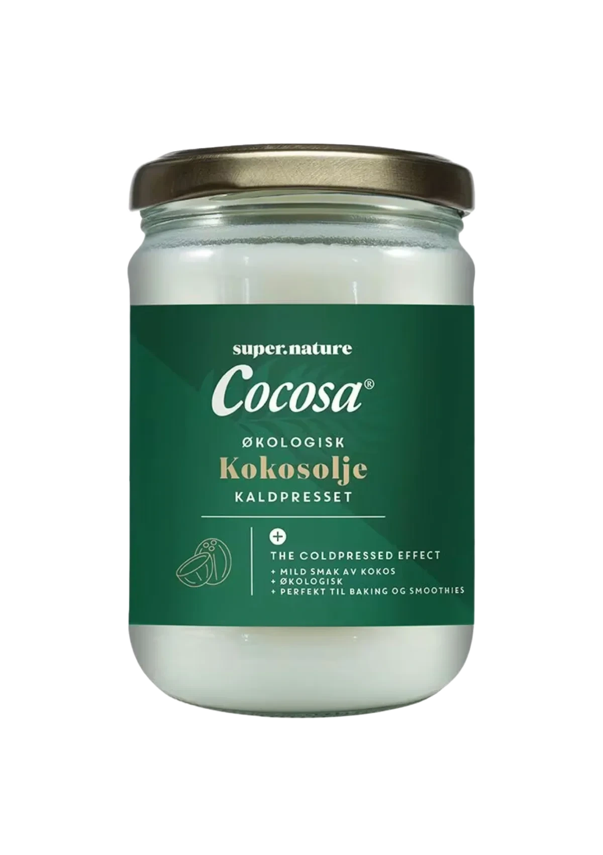 Kaldpresset Kokosolje Økologisk 480 ml