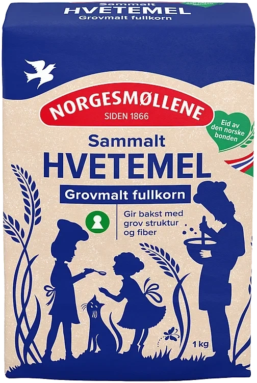 Hvete sammalt grov fullkorn  1kg