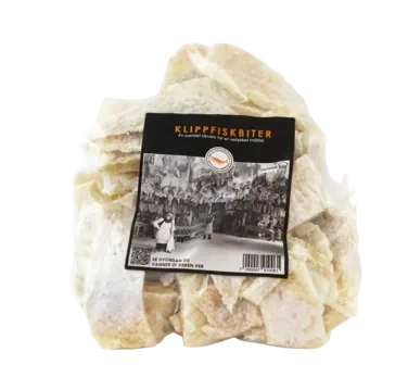 Klippfisk i Biter 800g Bacalaofabrikken