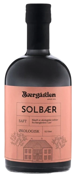 Solbærsaft Økologisk 0,5l Fl Bærgården