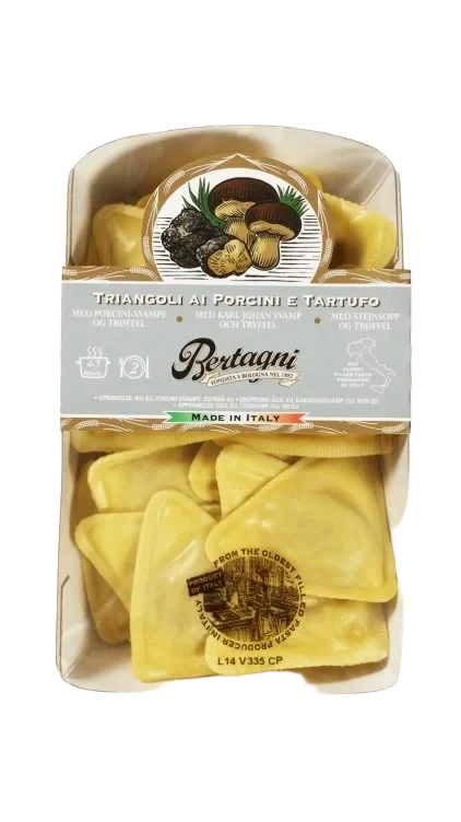 Triangoli m/Steinsopp & Trøffel 250g Bertagni