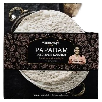 Nirus Papadam med spiskummin