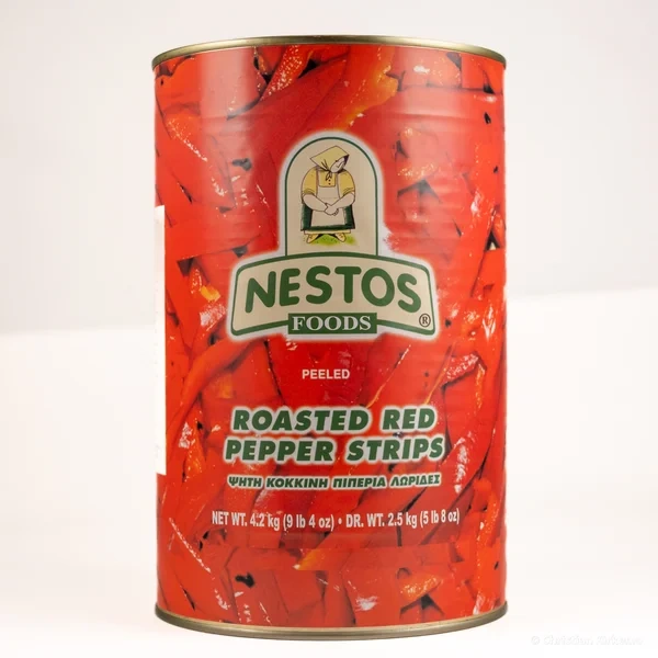 Grillet Paprika i Strimler 4,2kg Nestos Foods