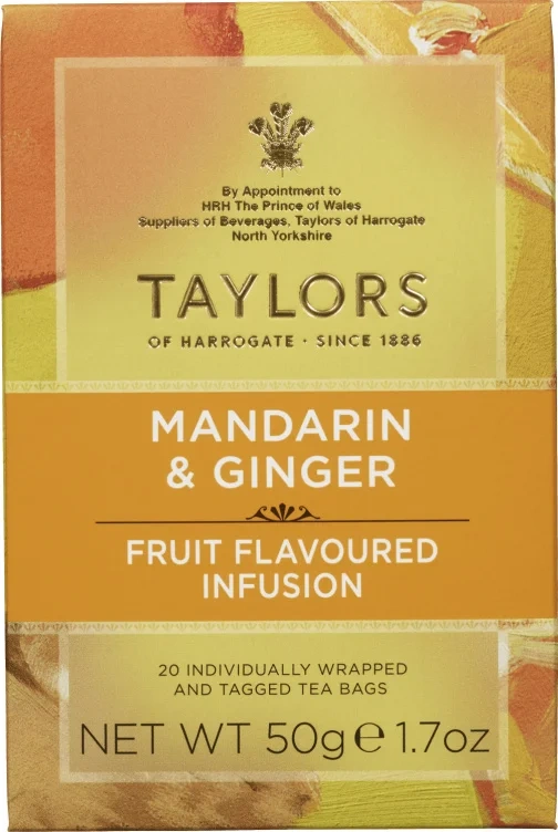 Mandarin&Ginger Te 20pos Taylors Of Harrogate