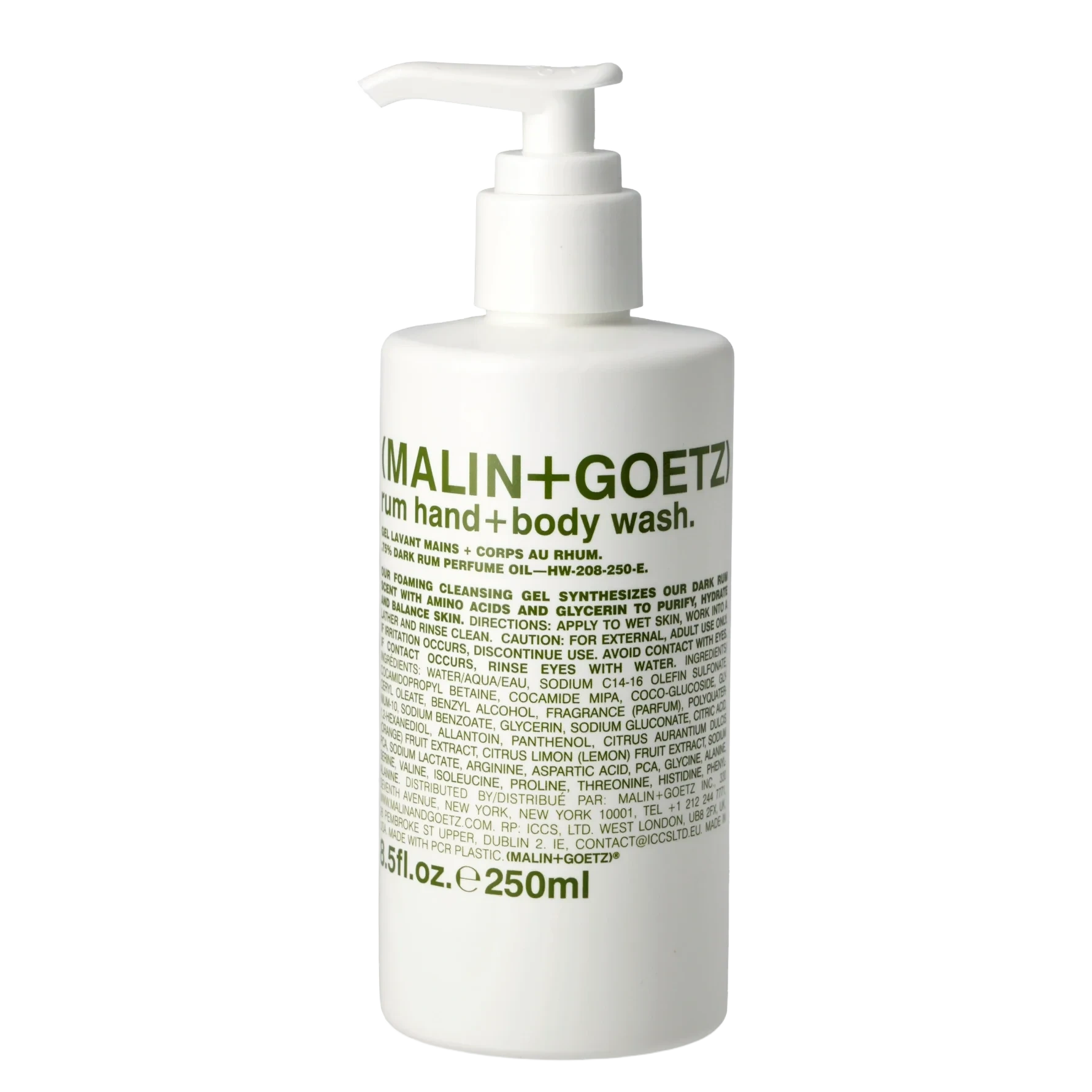 Malin+Goetz Rum Hand + Body Wash 250 ml