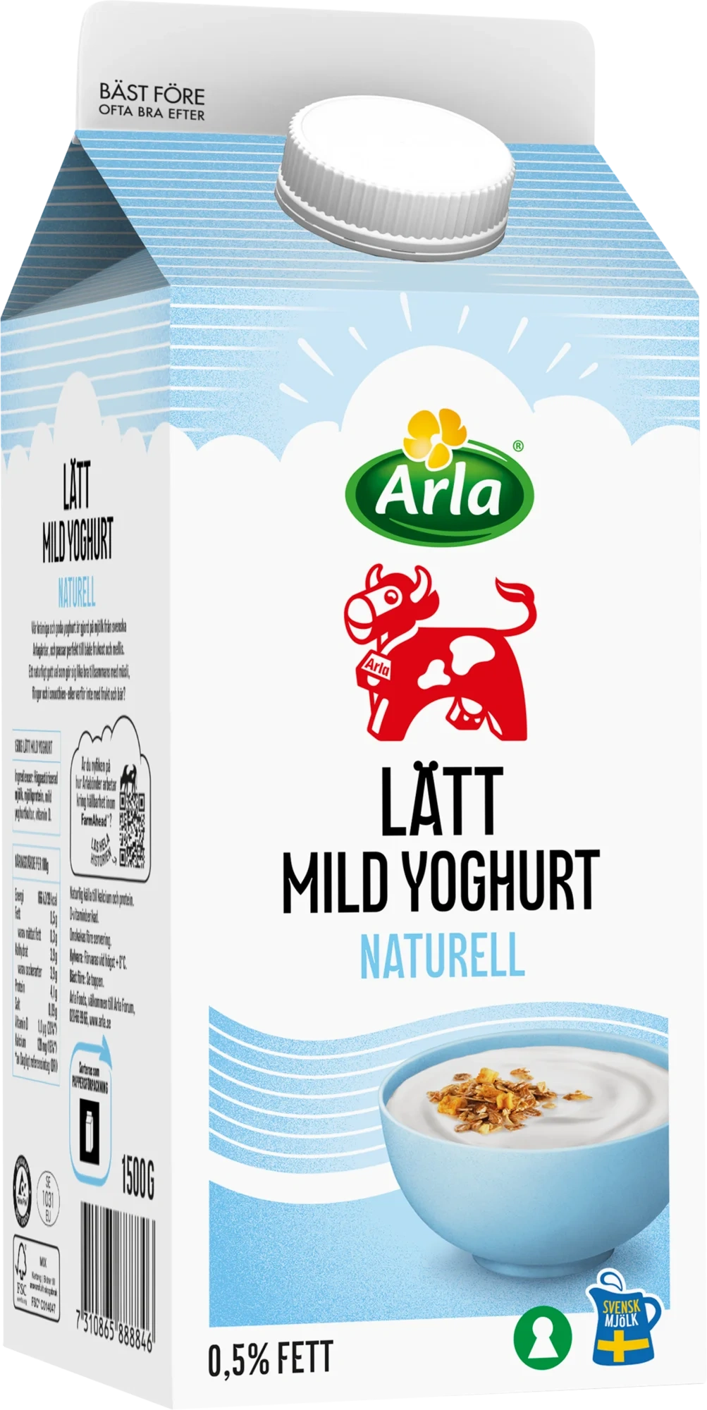 Mild yoghurt lätt naturell 0.5%