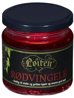 Rødvinsgelé 200g Løiten