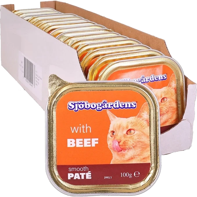Kattmat Paté Biff 16-pack