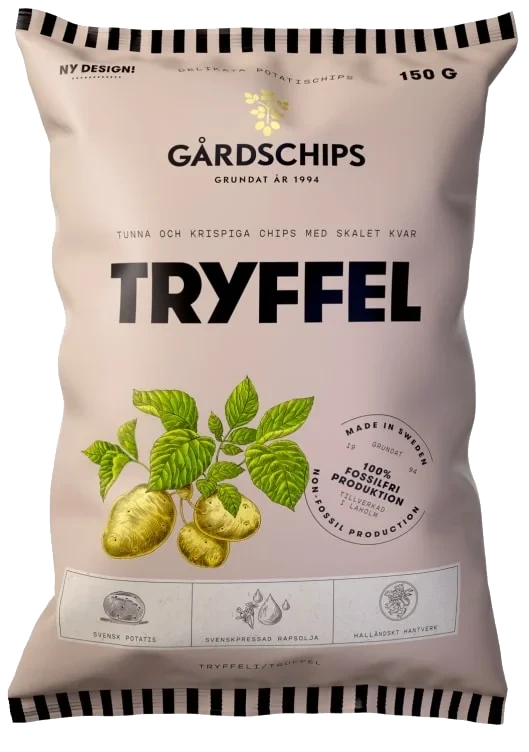 Potatischips med Tryffel 150g