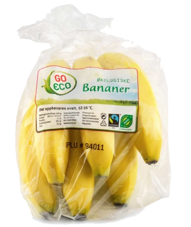 Bananer Økologisk i Klase Go Eco