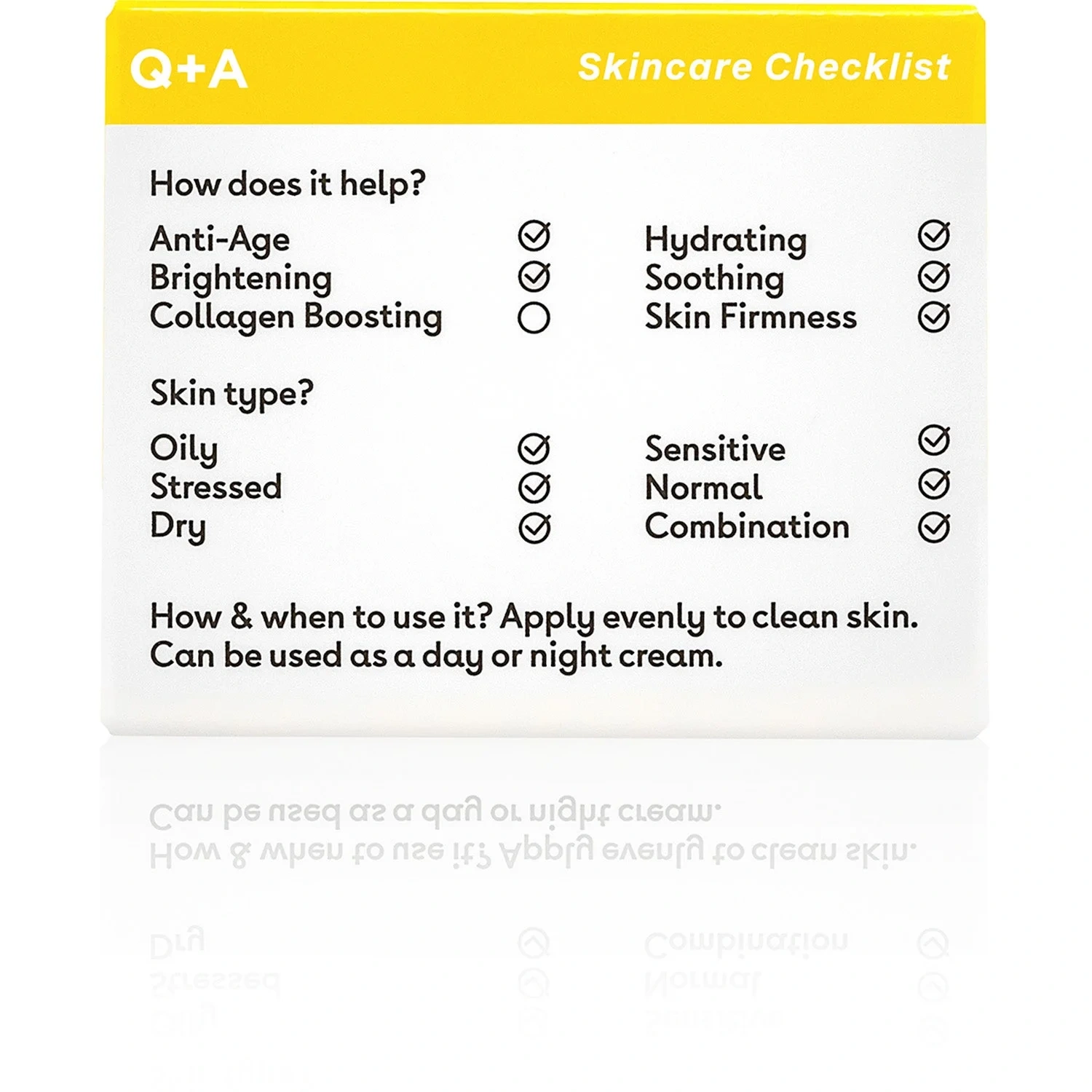 Q+A Ceramide Defence Face Cream