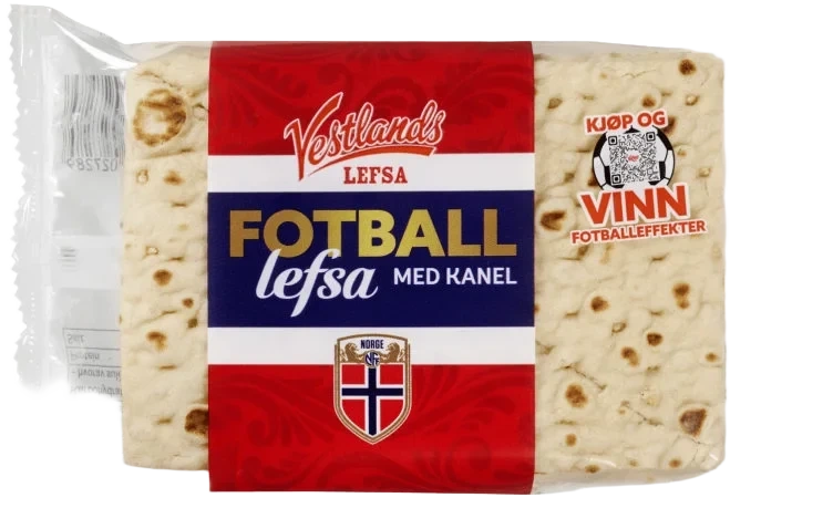 Vestlandslefsa Fotball 160g