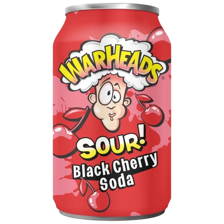 Warheads Black Cherry 355ml