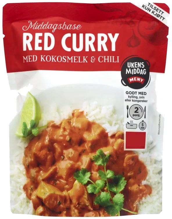 Red Curry Base 500g Meny