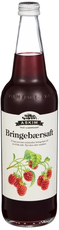 Bringebærsaft 0,7l Fl Askim Frukt – og Bærpresseri