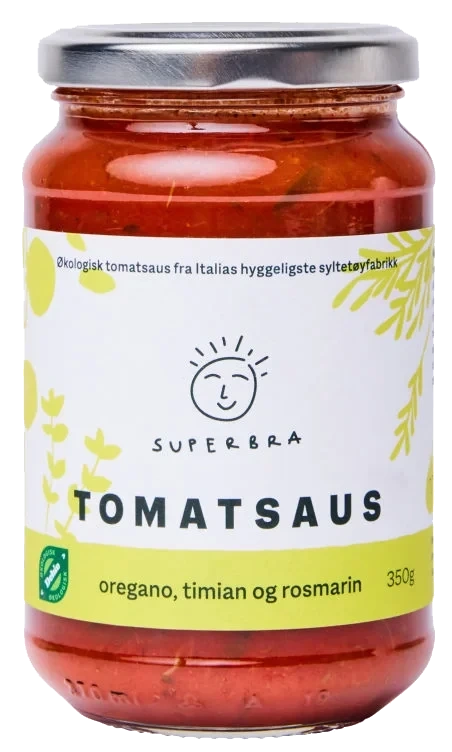 Tomatsaus Oregano 350g Superbra