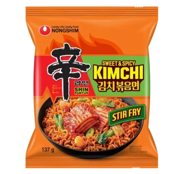 Nongshim Kimchi Sweet & Spicy Nudler 137g