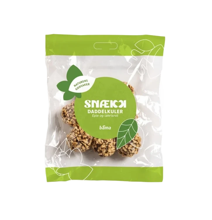 Daddelkuler Eple&Lakrisrot 70g Snækk