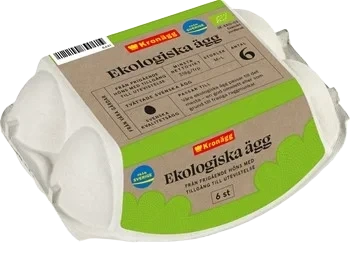Ekologiska ägg 6p M-L