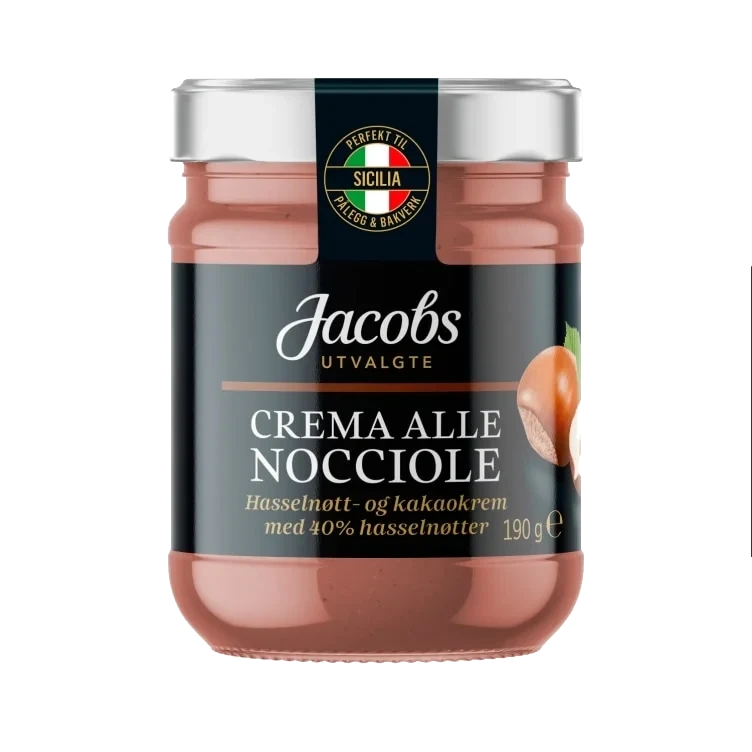 Crema Alle Gianduia 190g Jacobs Utvalgte