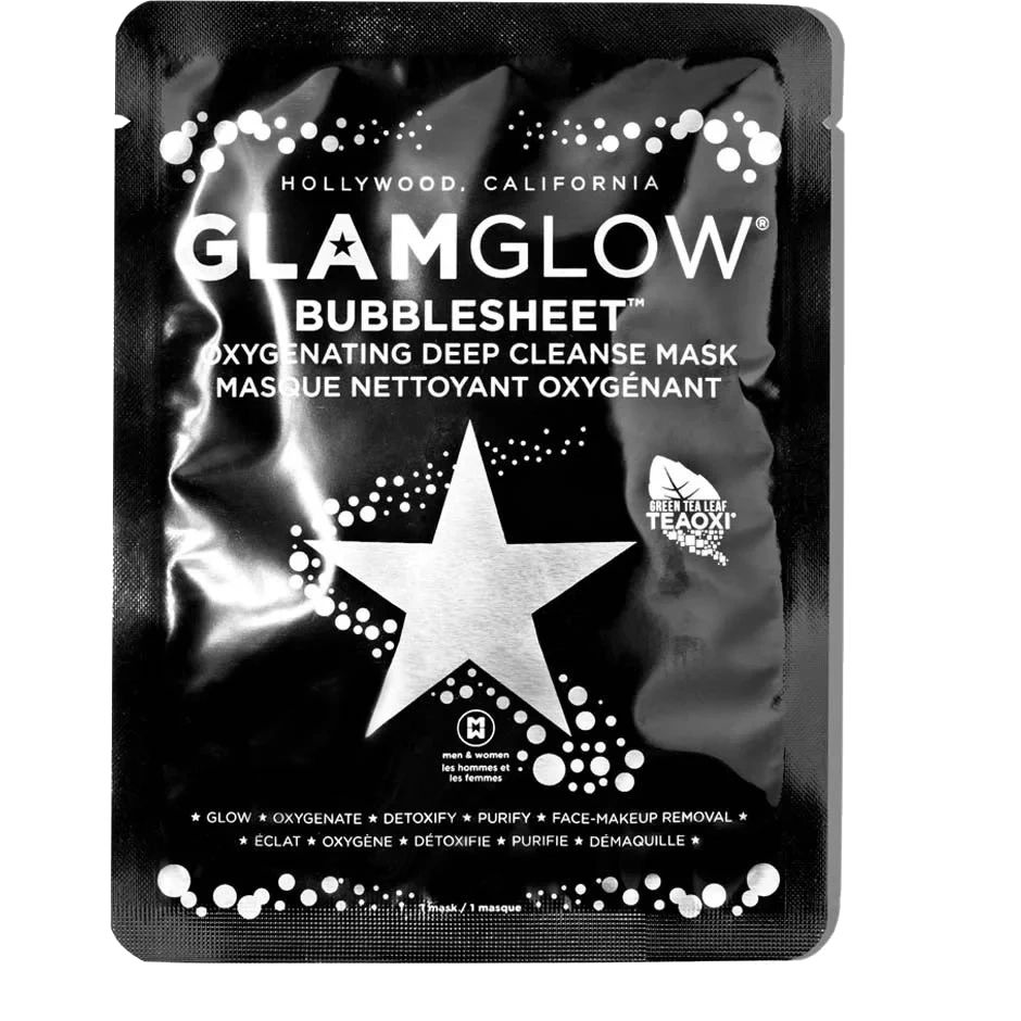 GlamGlow Bubblesheet Oxygenating Deep Cleanse Mask