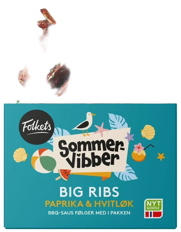 Svin Big Ribs Ca500g Folkets
