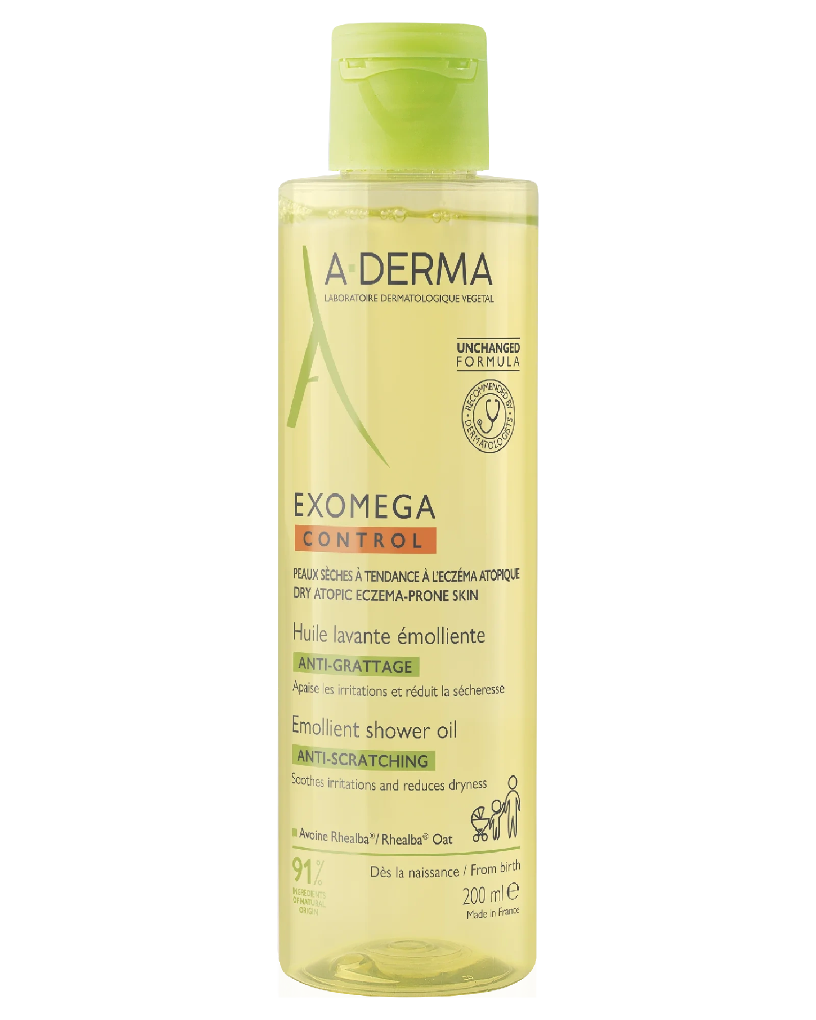 A-Derma Exomega Control dusjolje 200 ml