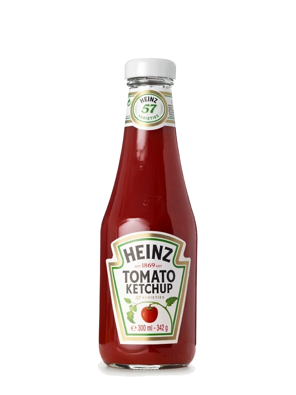 Tomatketchup Glasflaska