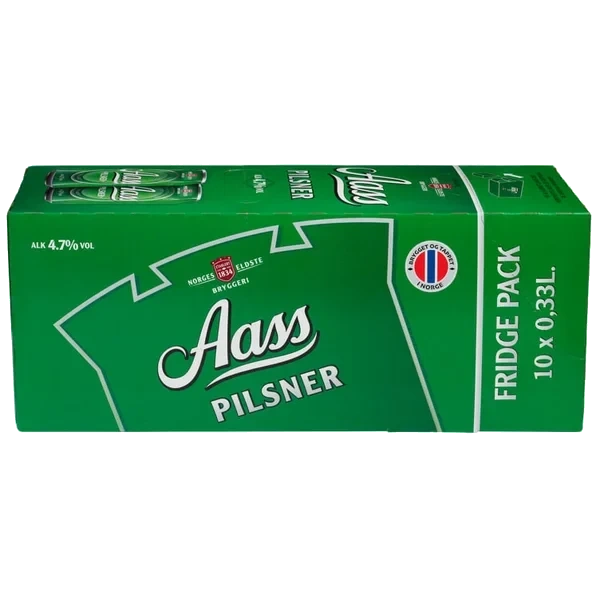 Aass Pilsner 0,33l Bx 10stk