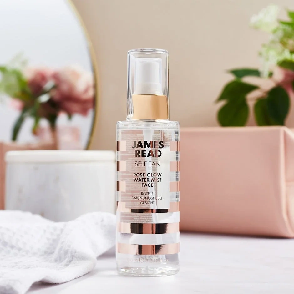 James Read Rose Glow Tan Mist Face