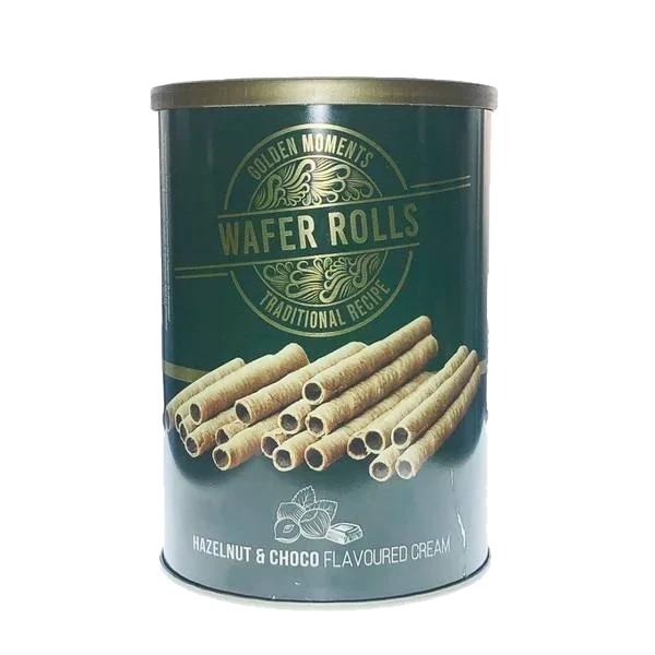 Waferrolls - Hasselnøtt og Sjokoladekrem 400g