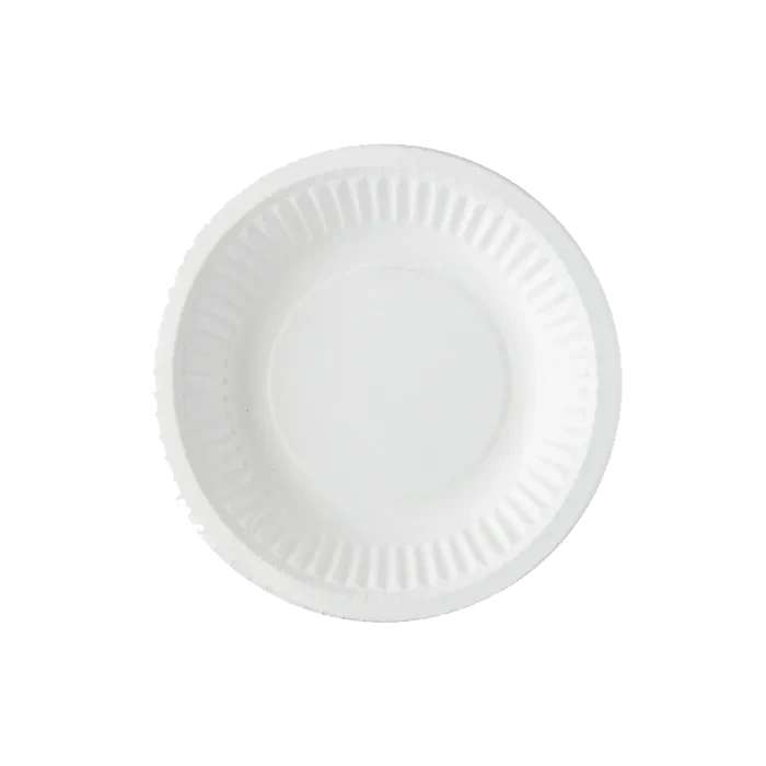 Papperstallrik Vit