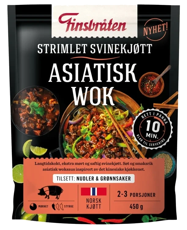Slow Asiatisk Wok 450g Finsbråten